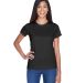 8420L UltraClub Ladies' Cool & Dry Sport Performan in Black front view