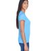 8420L UltraClub Ladies' Cool & Dry Sport Performan in Columbia blue side view
