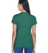 8420L UltraClub Ladies' Cool & Dry Sport Performan in Forest green back view