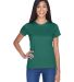 8420L UltraClub Ladies' Cool & Dry Sport Performan in Forest green front view