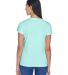 8420L UltraClub Ladies' Cool & Dry Sport Performan in Sea frost back view