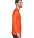 8422 UltraClub® Adult Cool & Dry Sport Long-Sleev in Bright orange side view