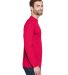 8422 UltraClub® Adult Cool & Dry Sport Long-Sleev in Red side view