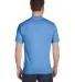 Hanes 5280 ComfortSoft Essential-T T-shirt in Aquatic blue back view