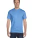 Hanes 5280 ComfortSoft Essential-T T-shirt in Aquatic blue front view