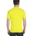 Hanes 5280 ComfortSoft Essential-T T-shirt in Safety green back view