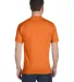 Hanes 5280 ComfortSoft Essential-T T-shirt in Safety orange back view