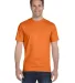 Hanes 5280 ComfortSoft Essential-T T-shirt in Safety orange front view