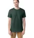 Hanes 5280 ComfortSoft Essential-T T-shirt in Athletic dark green front view