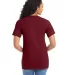 Hanes 5280 ComfortSoft Essential-T T-shirt in Athletic cardinal back view