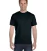Hanes 5280 ComfortSoft Essential-T T-shirt in Black front view