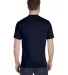 Hanes 5280 ComfortSoft Essential-T T-shirt in Navy back view