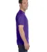 Hanes 5280 ComfortSoft Essential-T T-shirt in Purple side view