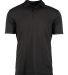 Burnside Clothing 0900 Dawn to Dusk Polo in Heather black front view