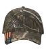 Kati LC350 Camo Woven USA Flag Cap in Country dna/ usa flag front view