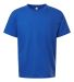 American Apparel 2001Y Youth Fine Jersey Tee in Royal blue front view