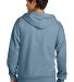 Gildan SF600 Unisex Softstyle Fleece Hooded Sweats in Stone blue back view