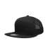 Decky Hats  1133 Decky 7-Panel Trucker in Black front view