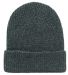 Decky Hats  600DE Decky GI Watch Cap Beanie in Heather charcoal front view