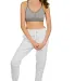 Stilo Apparel BL20012  BL2001 Unisex Fleece Sweat  in White front view