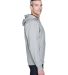 8463 UltraClub® Adult Rugged Wear Thermal-Lined F in Hthr grey/ black side view