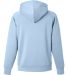 J America 8750 Apex Fleece Hooded Sweatshirt in Ice blue back view