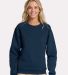 Jerzees C12MR Rugged Crewneck Sweatshirt in Washed navy