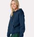 Jerzees H12MR Rugged Hooded Sweatshirt in Washed navy