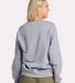 Jerzees IC48MR Ultimate CVC Crewneck Sweatshirt in Athletic heather back view