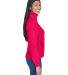 8481 UltraClub® Polyester Ladies' Iceberg Fleece  in Red side view