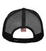 Kati AM350M USA Flag Mesh Cap in Black/ usa mesh back view