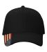 Kati AM350M USA Flag Mesh Cap in Black/ usa mesh front view