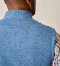 Johnnie-O DENALIS Denalis Double-Zip Fleece Vest in Mid blue back view