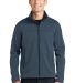 The North Face A3LGX     Ridgewall Soft Shell Jack in Shady blue front view