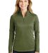 The North Face A3LHC     Ladies Tech 1/4-Zip Fleec in Burnt olive gn front view