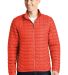 The North Face A3LH2   ThermoBall   Trekker Jacket in Fire brick red front view