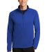The North Face A47FB     Mountain Peaks 1/4-Zip Fl in Tnf blue front view