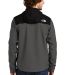The North Face A529R     Castle Rock Hooded Soft S in Asphalt grey back view