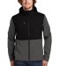The North Face A529R     Castle Rock Hooded Soft S in Asphalt grey front view