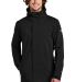The North Face A529P     City Parka in Tnf black front view