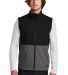 The North Face A5542     Castle Rock Soft Shell Ve in Asphalt grey front view