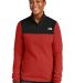The North Face NF0A7V4M    Ladies Glacier 1/4-Zip  in Rager/tnfb front view