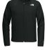 The North Face NF0A8BUD    Barr Lake Soft Shell Ja in Tnfblkhthr front view