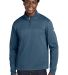 The North Face NF0A8ENJ    Aim 1/4-Zip Fleece in Shadyblue front view
