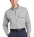 Bulwark SLU2 Dress Uniform Shirt - Excel FR Comfor in Silver grey front view
