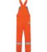 Bulwark BLCST Deluxe Insulated Bib Overall with Re in Orange back view
