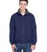 8921 Men's UltraClub® Adventure All-Weather Jacke in Navy/ charcoal front view