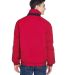 8921 Men's UltraClub® Adventure All-Weather Jacke in Red/ charcoal back view