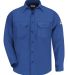 Bulwark SND6T Uniform Shirt - Nomex® IIIA - Tall  in Royal blue front view