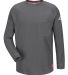 Bulwark QT32T Flame Resistant Long Sleeve Shirt -  in Charcoal front view